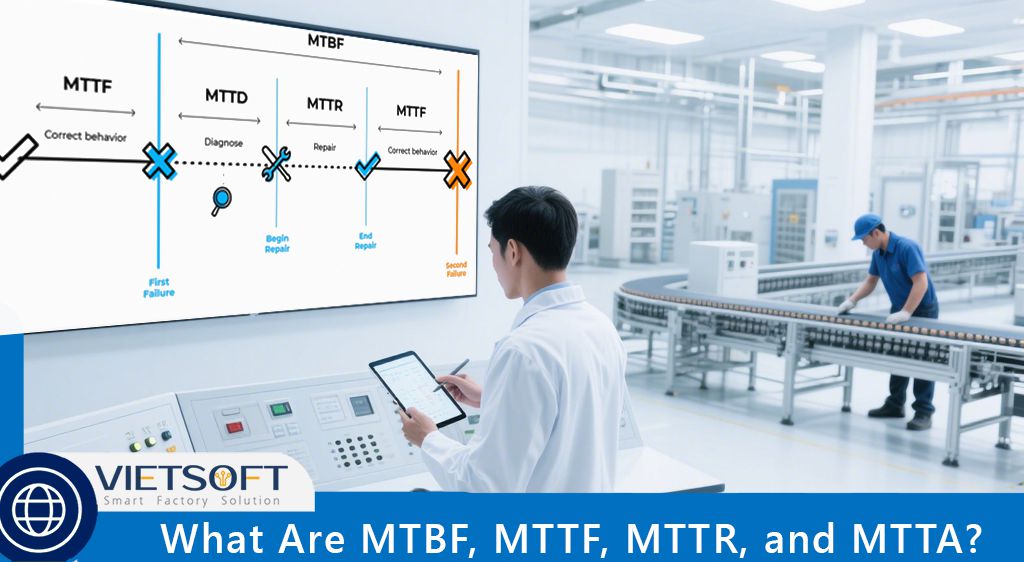 Understanding MTBF, MTTF, MTTR, and MTTA: Essential Metrics for Industrial Maintenance Excellence